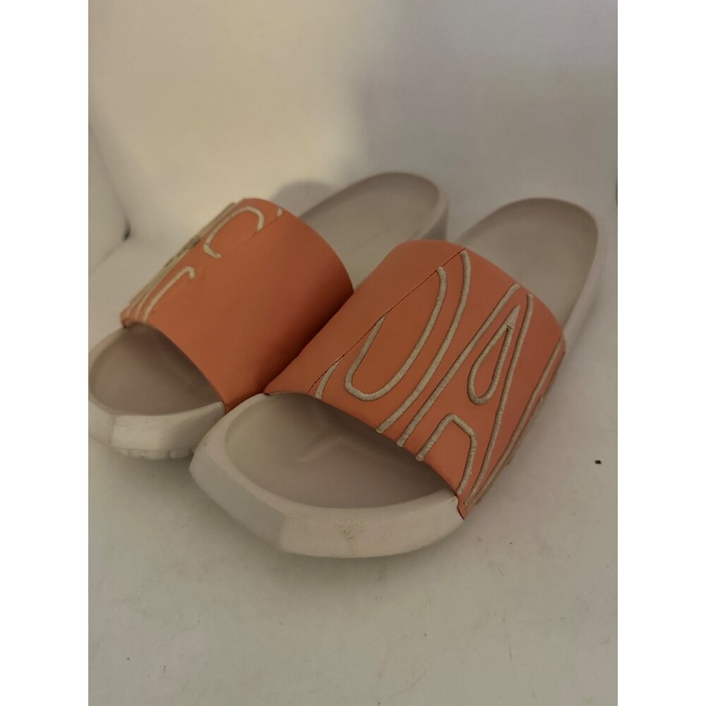 Nike Jordan Lola Hex Sz 9 Slide Sandals Orange White Womens slip on